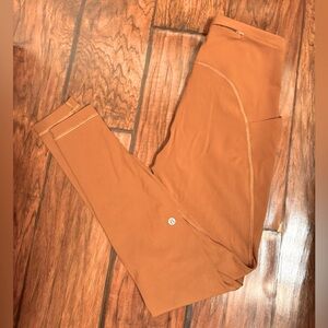 Lululemon-Swift Speed High Rise Legging- 28” with pockets-copper brown